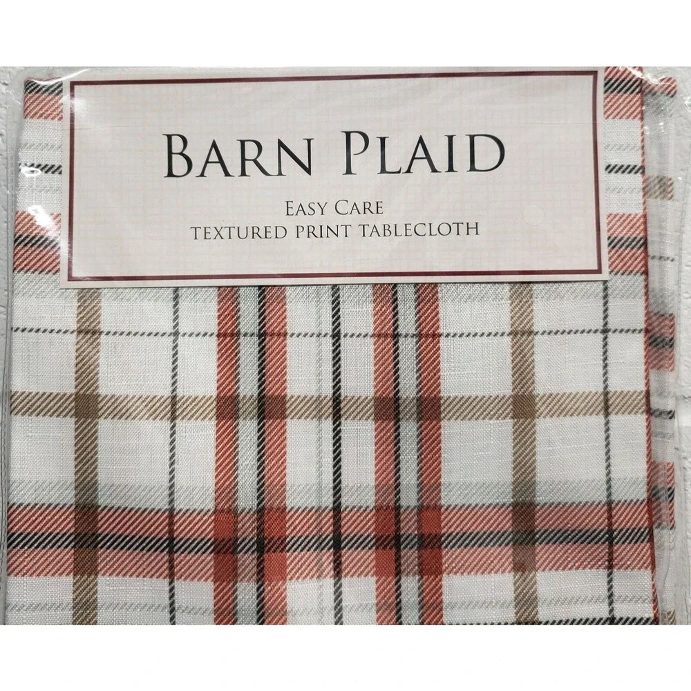 Printed Linen Tablecloth 52